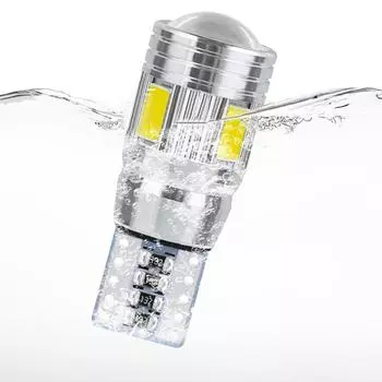 2x автомобильные светодиодные лампы 5W5 T10 W5W светодиодные сигнальные лампы 12 В 6000 К автоматические клиновые боковые фонари заднего хода 5630 6SMD синие без ошибок