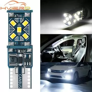 2X Автомобильный T10 15SMD Сигнальный светодиод для парковки Авто Стробоскопический клиновой поворотник Дополнительная лампа торможения Лампа для чтения в салоне 12 В Красный Белый Желтый 2PCS T10 15SMD красный
