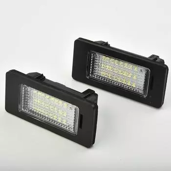 2x безошибочные светодиодные лампочки подсветки номерного знака для BMW E90 E92 E39 E60 E61 M5 E70 задние фонари аксессуары для ламп подсветки номерного знака