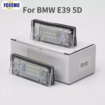 2x безошибочный светодиодный фонарь номерного знака для BMW E39 5D 5-дверный универсал Touring