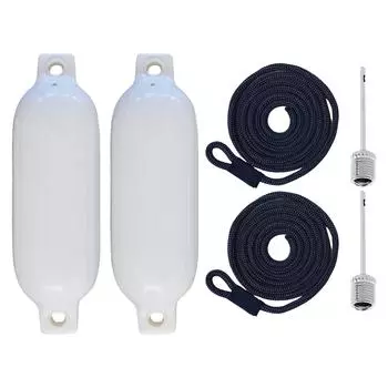 2x Boat Fender anti collision balls Thickened PVC Mooring Buoy for Row Boats Yacht Boat Dock Mooring cushioning and protection