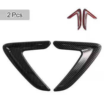 2x Боковая часть крыла автомобиля вентиляционное отверстие для BMW 3 для F30 F31 13-18 карбоновая отделка боковое крыло брызговик выход автомобильные аксессуары CHINA