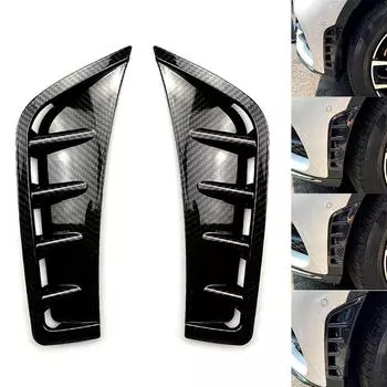 2x Боковые накладки воздухозаборников переднего бампера, спойлер для Mercedes X253 GLC 2020+