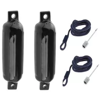 2x буй для швартовки лодки, лодочный кранец 11x40 см, водонепроницаемый защитный морской кранец для швартовки, якорь, надувные лодочные кранцы, бамперы