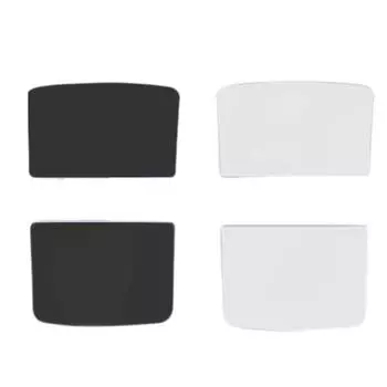 2x Car Sunroof Sunshades Car Moonroof Covers Quick Install Car Accessory Sunroof Cover Sun Visor Protector for Model Y серебряный