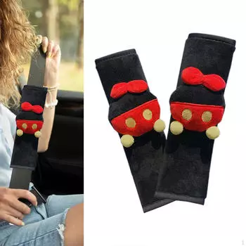 2x чехла для ремня безопасности автомобиля, симпатичные, удобные, наплечники для ремня безопасности, стиль A Style B