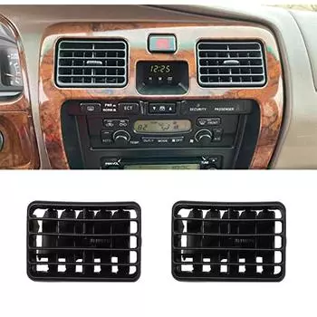 2x Черный Центральный Воздуховод на Панели Приборов для 96-02 Toyota 4runner Tacoma 55063-35030