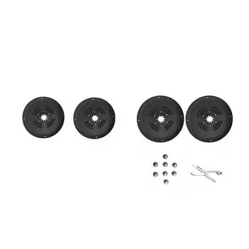 2x Черный Удобный Защитный Чехол Для Лобового Стекла Автомобиля - Стильный Долговечный Компактный Защитный Чехол С Отверстием Водонепроницаемый