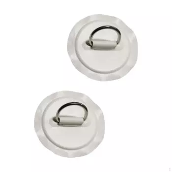 2x D Ring Pad Patches Легкая ПВХ заплатка с фиксированной пряжкой для надувной лодки, плота, каноэ,