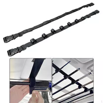 2x держатель для удочек, автомобильный держатель, ремни, 7 вместимостью, практичный