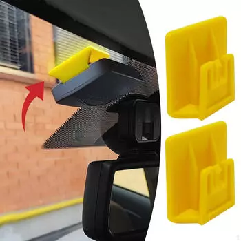 2x держателя для проездных билетов, автомобильные аксессуары, держатели проездных билетов для лобового стекла, съемные электронные