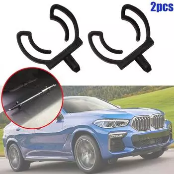 2X для BMW X6 E71/E72 F16 G06 2008 2009 2010 2011 - 2024 автомобильный органайзер для перчаточного ящика замок для карандашей зажимы заклепки черный