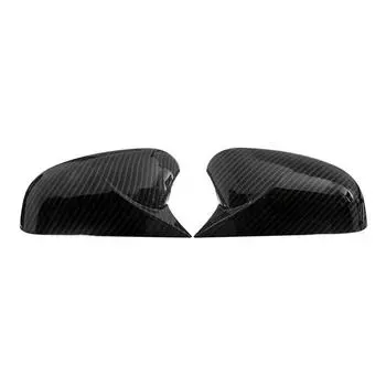 2X Для Honda Civic 8-го поколения 2005-2011 Крышка накладка бокового зеркала заднего вида автомобиля под карбон