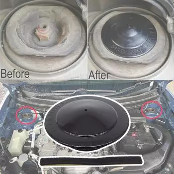 2X для Nissan X-Trail T31 Qashqai J10 Leaf Juke Cube Sylphy Renault Koleos Передняя подвеска Рулевая амортизационная стойка Крепления уплотнительная крышка 2PCS