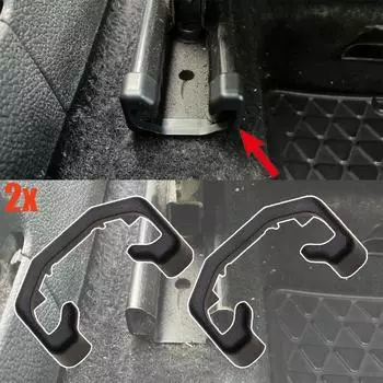 2X для Skoda Rapid I II 2012 - 2024 Yeti 2009 – 2017 автомобильное сиденье скользящий зажим направляющая заглушка крышка предотвратить царапины