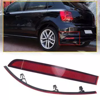 2x для Volkswagen VW Touran 2006~2010 1T0945105A 1T0945106A Задний бампер отражатель задний фонарь лампа красный левый правый автомобиль декоративный
