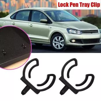 2X для VW Vento Polo Passat Variant Golf MK4 MK5 MK6 Variant Multivan Jetta Caddy Tiguan Car Lock Pencil Tray Fixing Clips