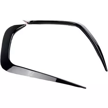 2x для заднего бампера спойлер Canard Cover спойлеры для G20 G28 2019+ Глянцевый черный / карбоновый вид задний левый и правый спойлер