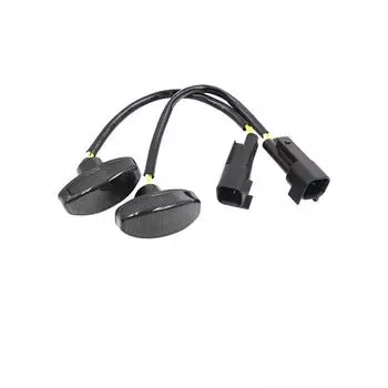 2x еврокопченые задние красные светодиодные боковые габаритные фонари для Ford F150 Raptor 2010-2014