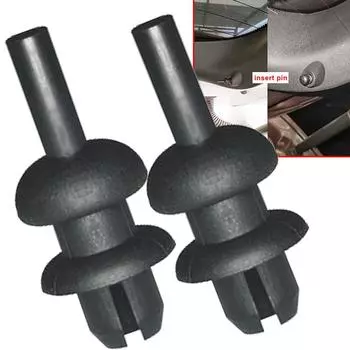 2X фиксатор для Peugeot 106 205 206 306 307 308 зажимы для автомобильной полки задний багажник багажник крючок для шнура ремень вешалка 2PCS