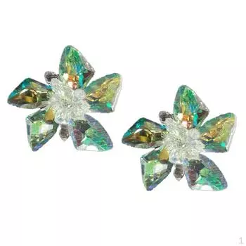 2x хрустальные зажимы для обуви, подвески, пряжка, съемное украшение