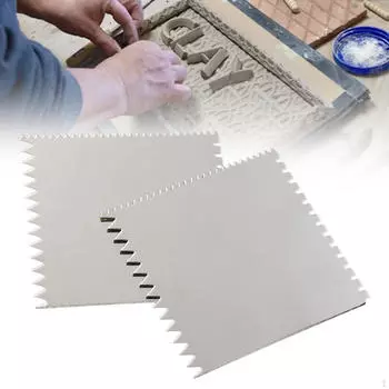 2x инструменты для глиняной скульптуры из нержавеющей стали для начинающих гончарного искусства