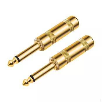 2x кабель для электрогитары, шумоподавляющий кабель 6,35 мм, аудио