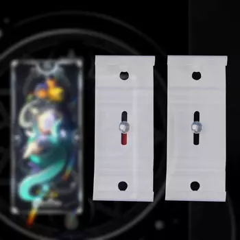 2x Карманы для карточек Рамка дисплея Утолщенный материал Защитный чехол Держатель для