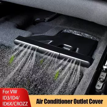 2X комплект защитных чехлов для нижнего воздуховода кондиционера для автомобильного сиденья, антиблокировочные для VW Volkswagen ID.3 ID.4 ID4 ID6 2024 2024 Аксессуары чёрный