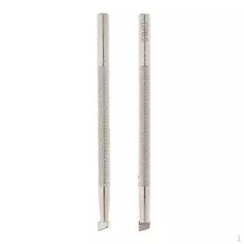 2x кожаный ремесленный инструмент для гравировки, тиснения и резьбы по дереву