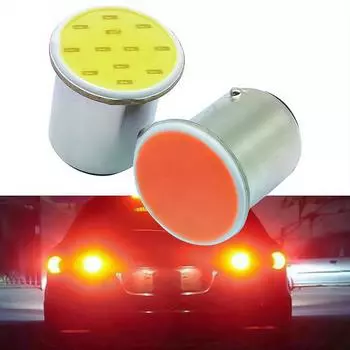 2X Красный Белый Желтый Синий Geen Pink Cob P21w 12SMD 1157 BAY15D 1156 Ba15s DC 12 В Лампы для автофургонов Прицеп Грузовик Стайлинг Автомобиля Парковка Авто Светодиодная Автомобильная Лампа 2X 1156 Ba15s белый