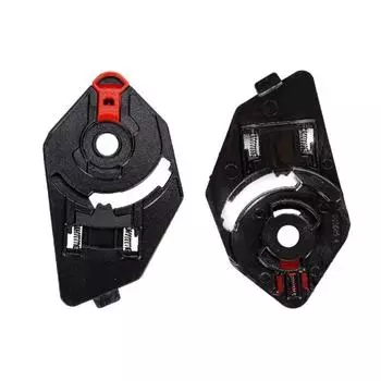 2x Крепление для линзы экрана шлема, фиксирующее основание, кронштейн, обеспечивающий безопасность для любителей активного отдыха на мотоцикле FF324