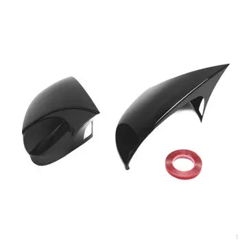 2x крышки зеркал заднего вида для замены компонентов автомобильных аксессуаров, легко устанавливаются