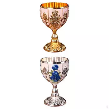 2x Кубок для вина с тиснением, элегантная стеклянная посуда для напитков