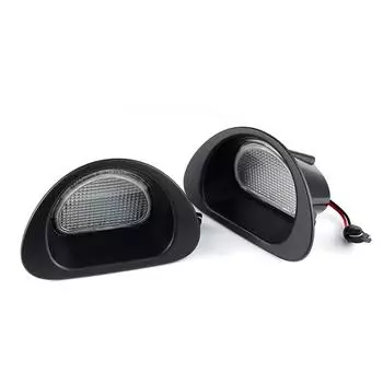 2X Лампочка подсветки номерного знака для Citroen C1 Mk I 05-13 Peugeot 10705-14 # 6340E2