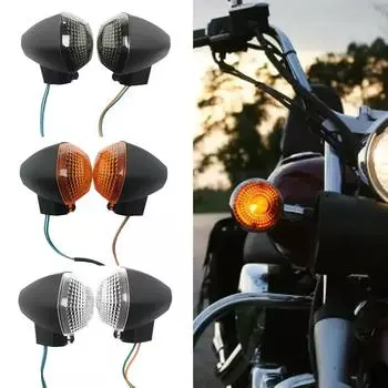 2X Лампочка указателя поворота для мотоцикла, передняя и задняя, подходит для SUZUKI GSF 600S 1200S Bandit SV 650S 1000S GSX-R 750 1000