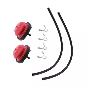 2x Lawnmower Priming Bulb Pump Kit Accessories Replace Part Improve Fuel Efficiency Garden Equipment