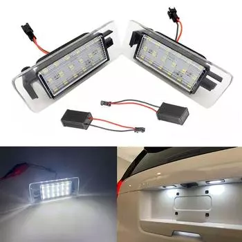 2X LED License Plate Light 13590043 1224006 13578958 For Cadillac Chevrolet GMC