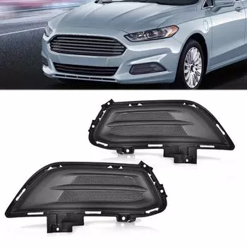 2x Левая+Правая Накладка противотуманной фары переднего бампера Вставка Для Ford Fusion 2013 2014-2016