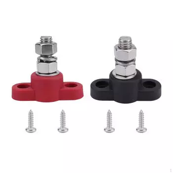 2x M10 клеммная колодка, шина для клемм питания аккумулятора, премиум, прочная,