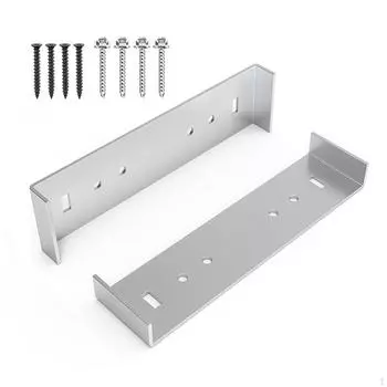 2x Mailbox Mount Brackets Holder Stands, Sturdy Structure, Stable Fixing Stands
