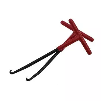 2x Металлический крюк для пружин выхлопной системы, съемник, инструменты с Т-образной рукояткой для внедорожного мотоцикла, квадроцикла, мотоцикла