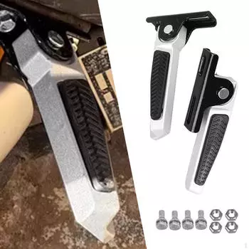 2x Мотоциклетные педали, задняя подножка, складной, широкий, практичный велосипед, скутер для