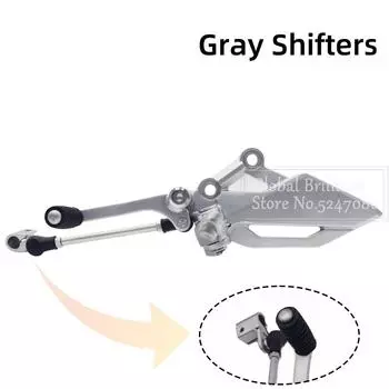 2x мотоциклетный рычаг переключения передач передний кронштейн для подножки подставка для ног педаль переключения передач гоночный для KAWASAKI NINJA 300/250/R Z250 Z300 EX250