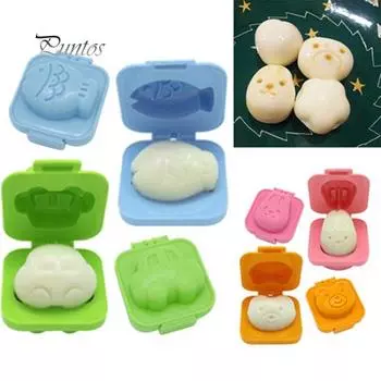 2x мультяшная форма для вареного яйца и риса, машина для приготовления бенто, резак для сэндвичей, кухня 1