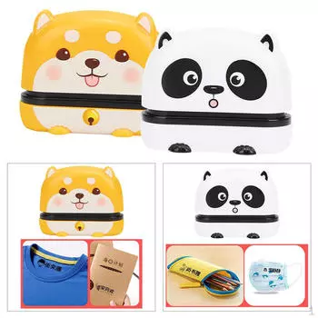 2x мультяшный пластиковый штамп для одежды, маркер для детских книг, этикетки, аксессуар