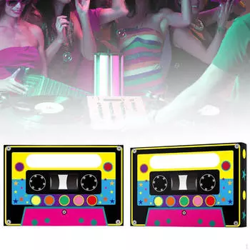 2x Musical Parties Supplies Goodie Gable Box Unique Hip Hop Novelty Radio Vintage Gifts Nostalgic