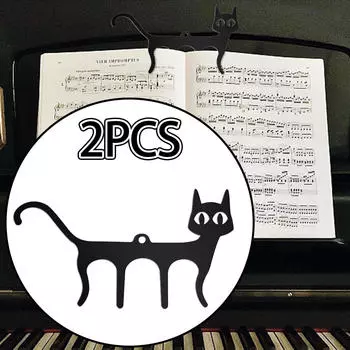 2x Музыкальные книжные зажимы-закладки, держатели для больших пальцев, литературные маркеры для чтения страниц