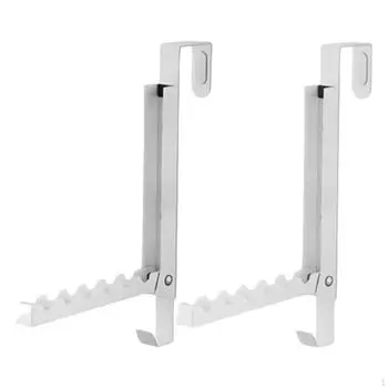 2x над дверным крючком Задняя вешалка Практичный складной органайзер Стойка Крючки для белья для сумки