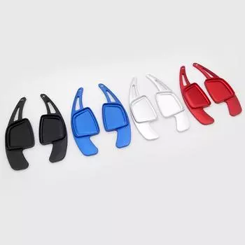 2x надежных сменных автомобильных рулевых лепестка для улучшения функциональности серебряный